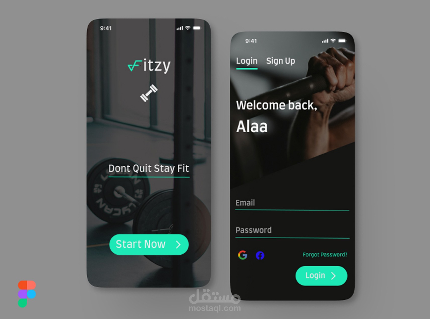 Fitness app-UI Design