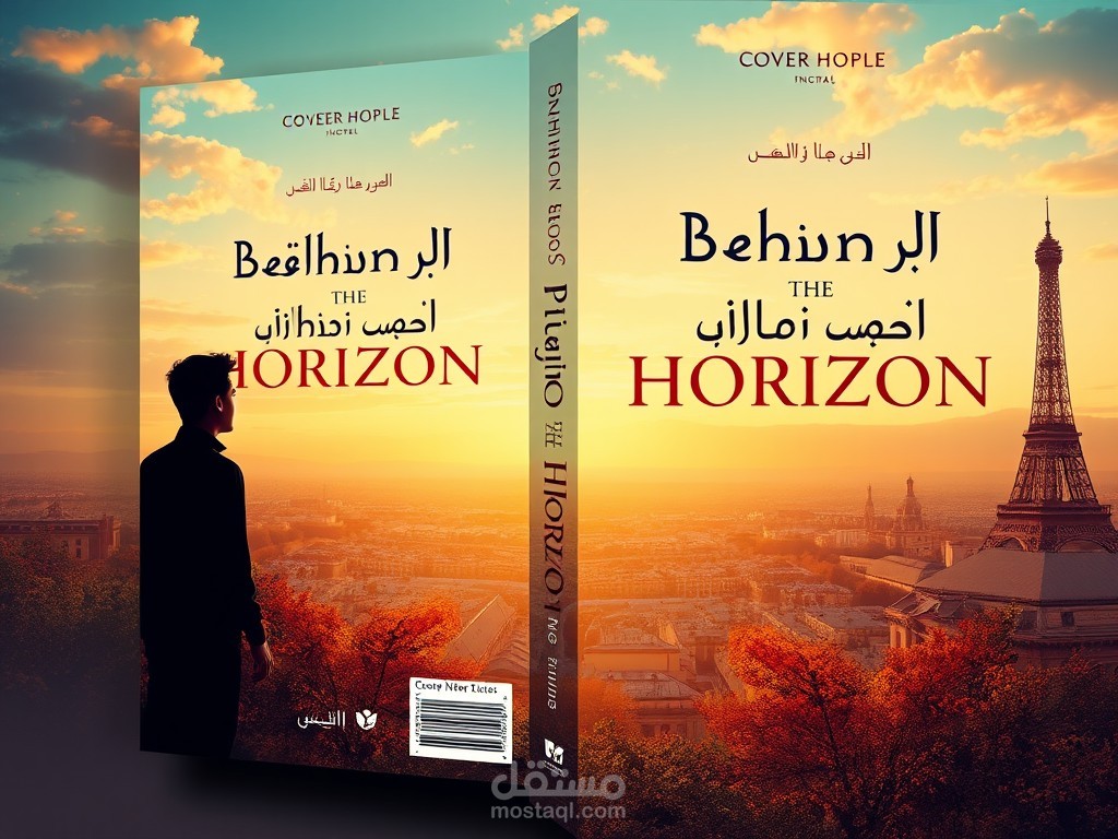 تصميم غلاف رواية فرنسية