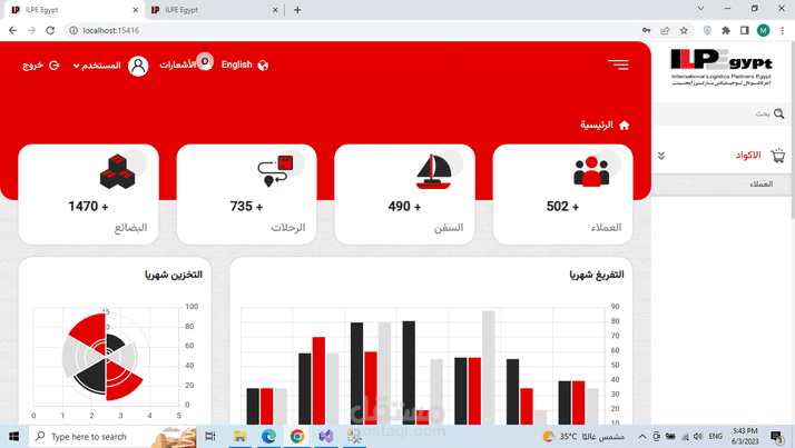 برنامج ادارة الميناء