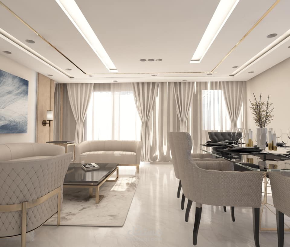 تصميم شقة سكنية مودرن