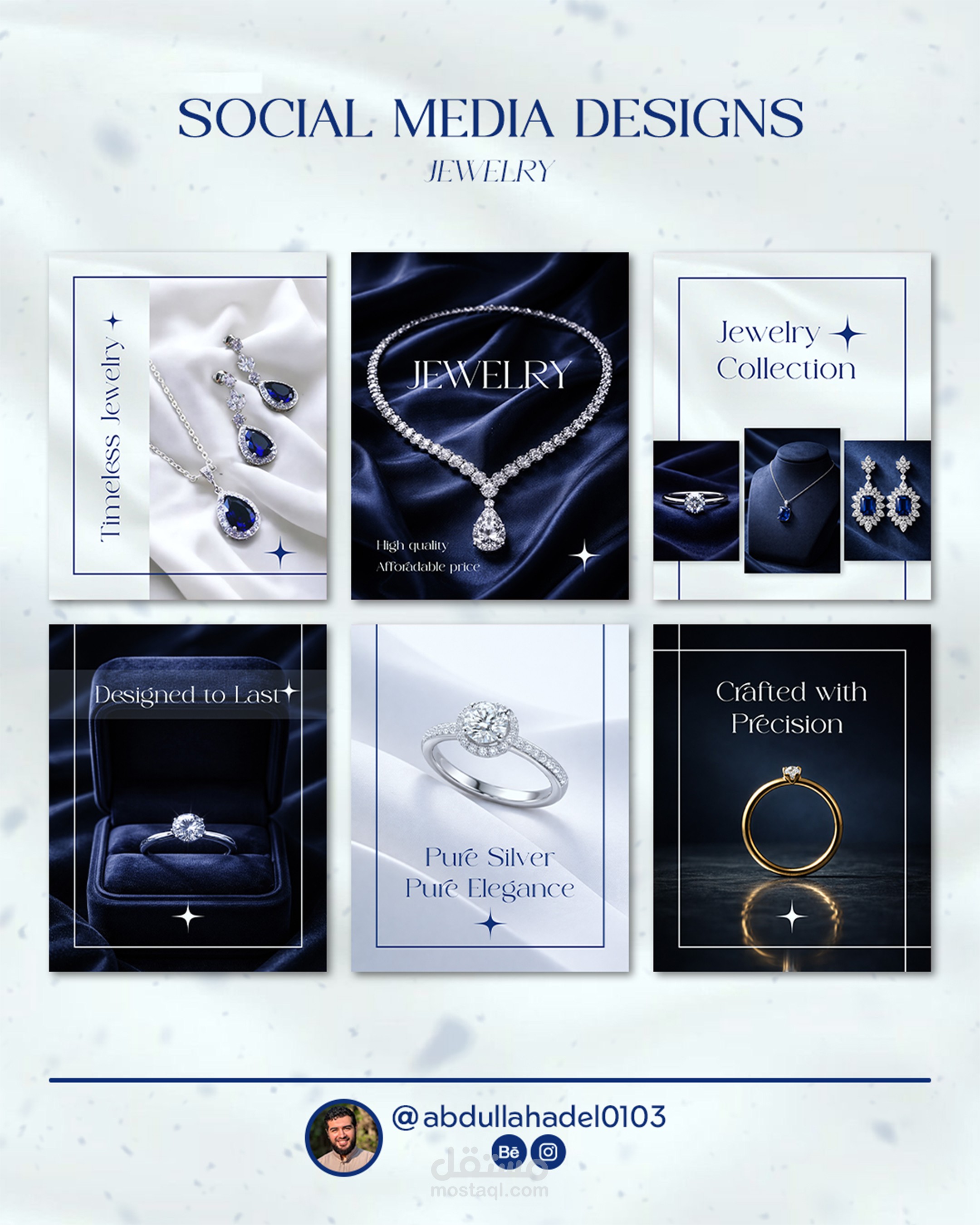 Luxury Jewelry Social Media Design Collection