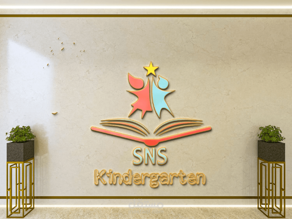 تصميم لوجو لحضانة SNS