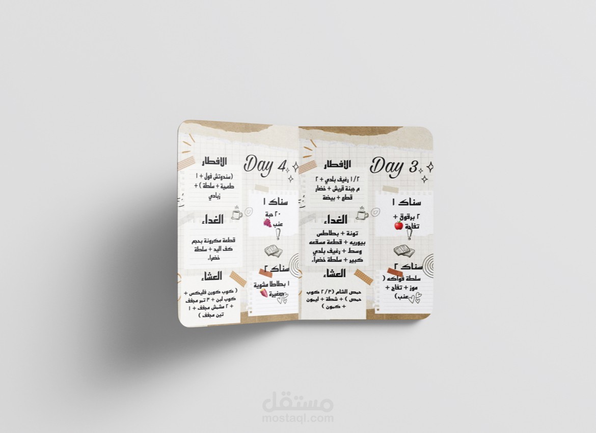 نوتة نظام غذائي