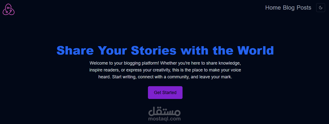 Blog post app