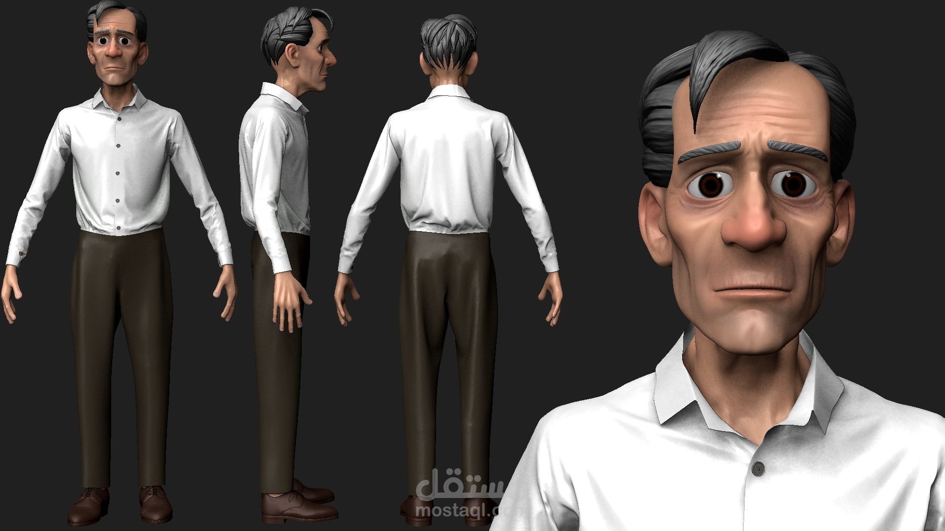 تصميم شخصيات 3D كرتونية