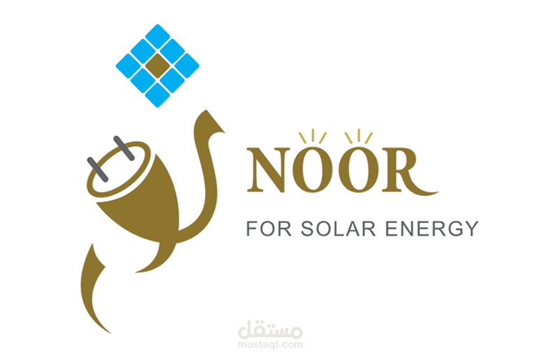 تصميم شعار وهوية شركة noor