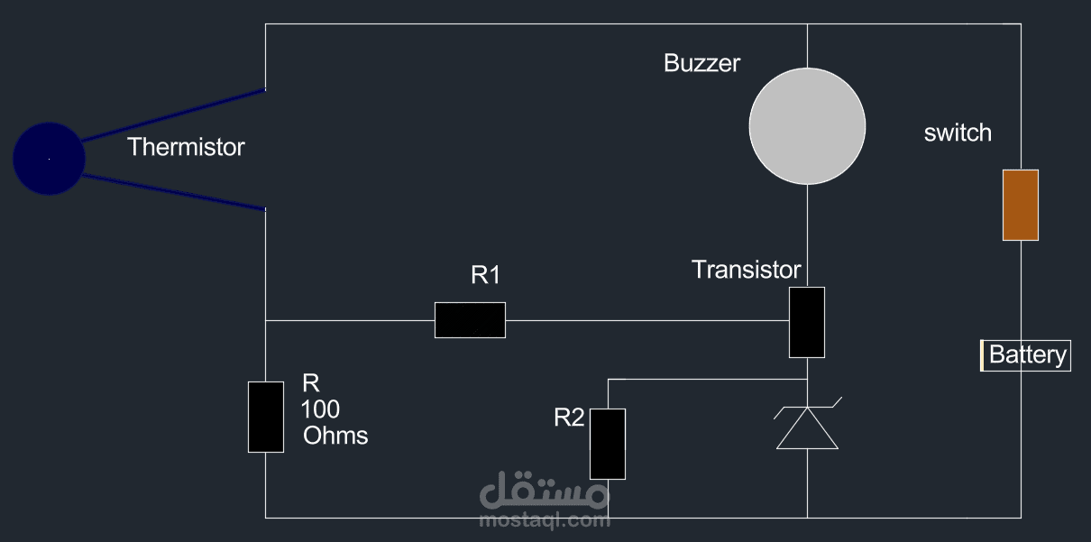 دائره كهربائيه بسيطه
