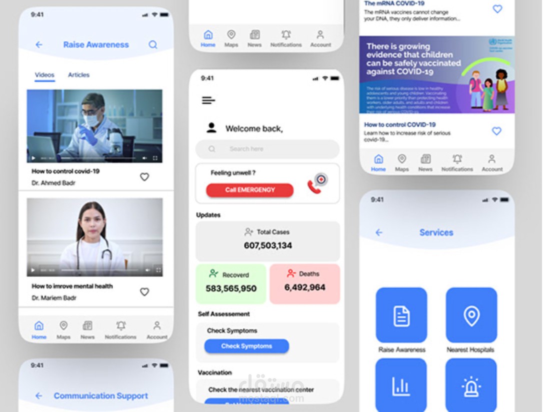 Fight Covid mobile application