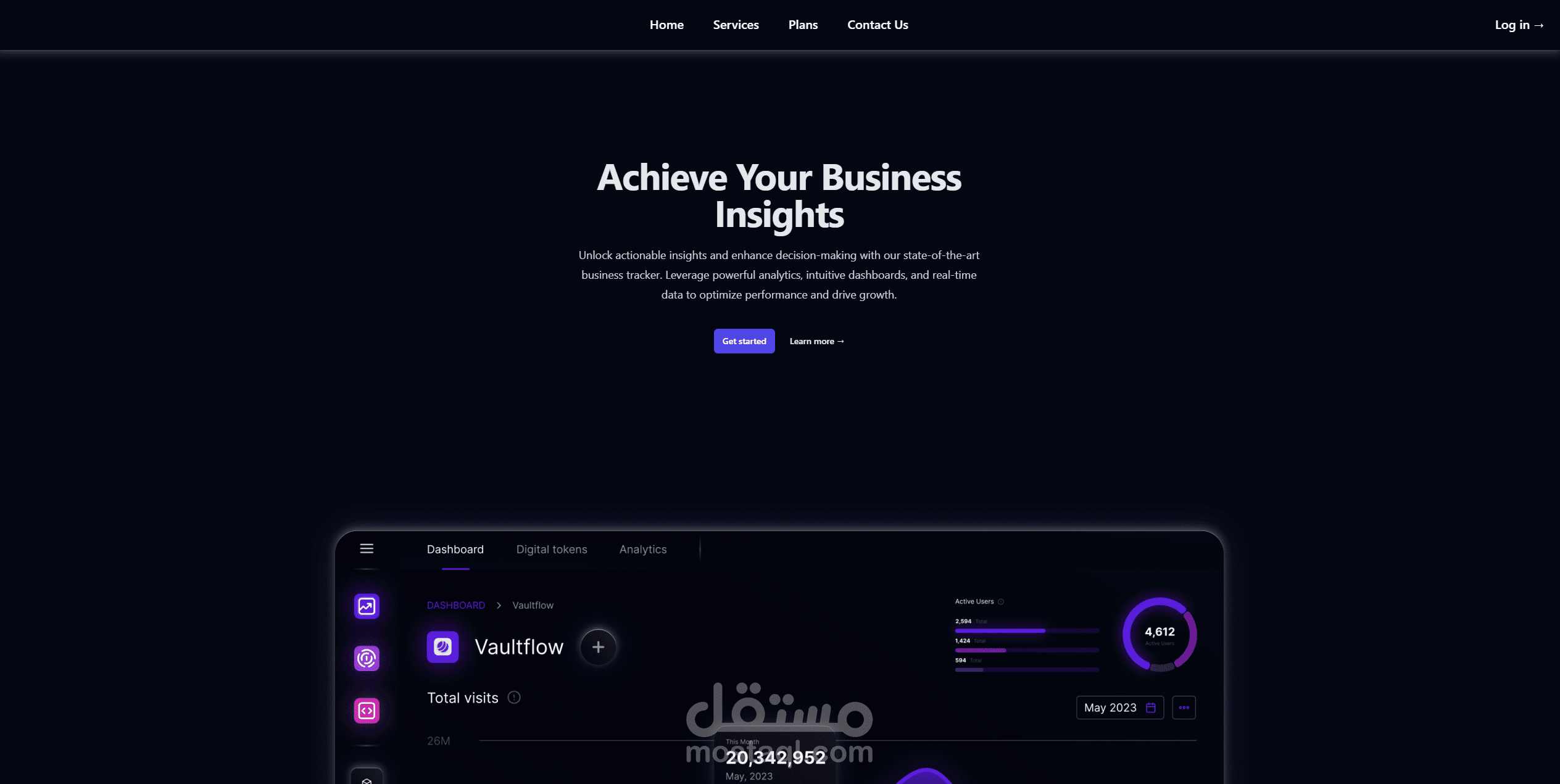 SAAS Landing page