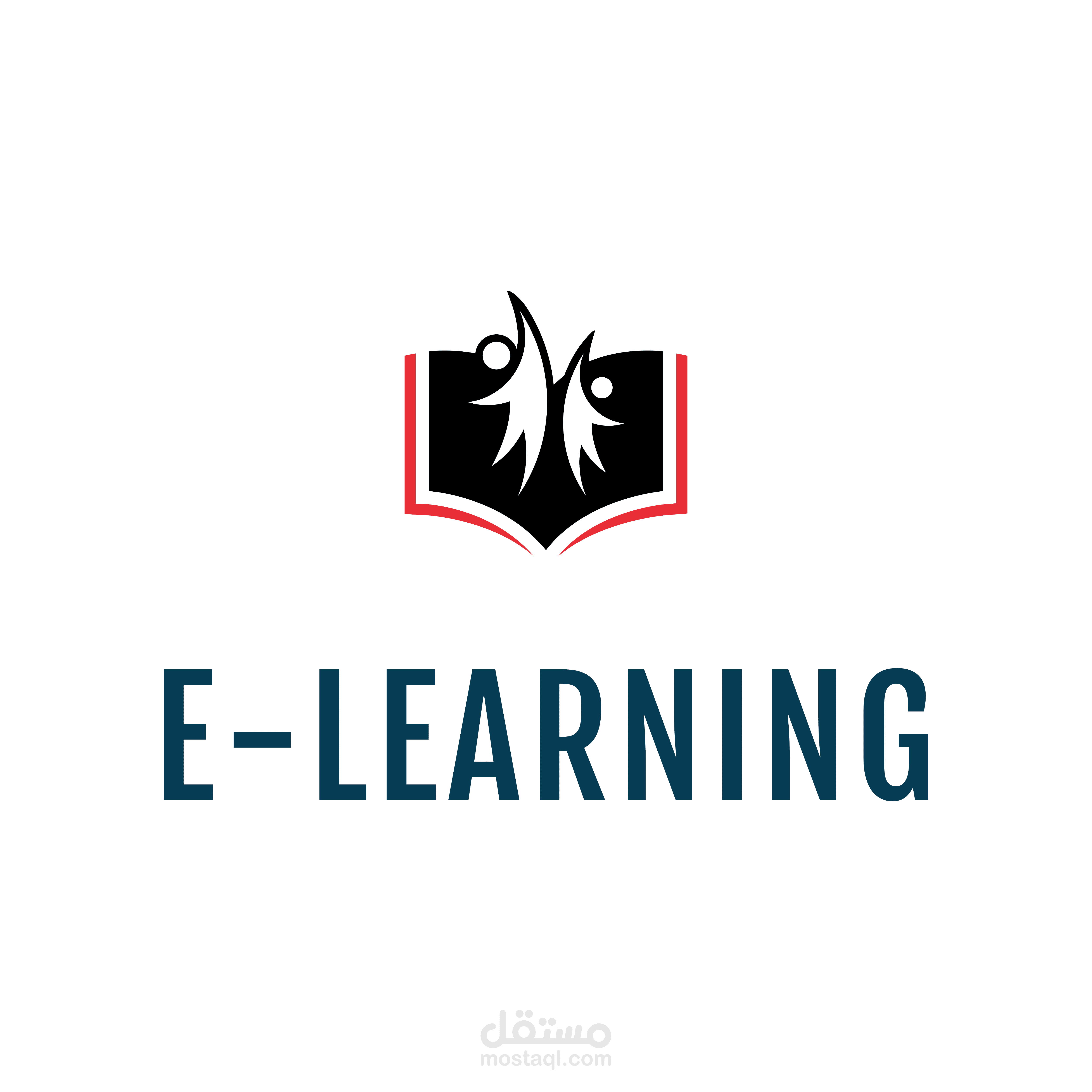 تصميم Logo بعنوان E-LEARNING