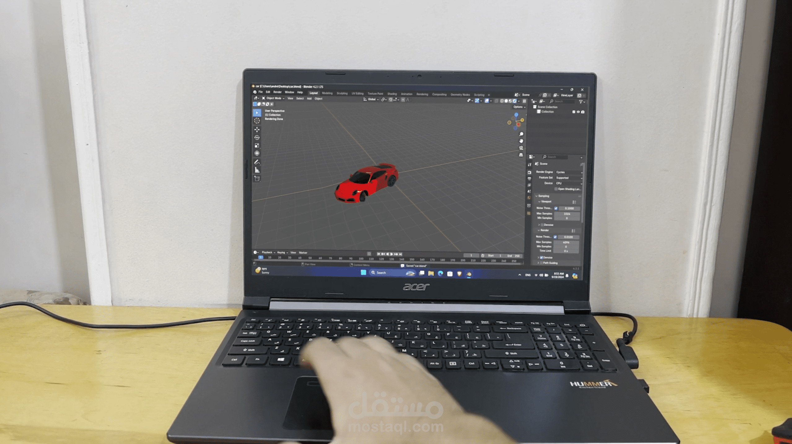 سيارة من الديجيتال للواقع ! VFX تفاعلي واقعي باستخدام Blender
