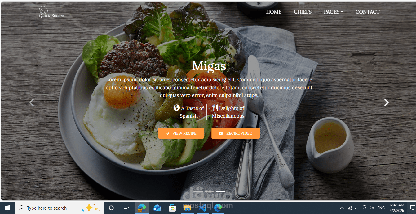 Recipe Project