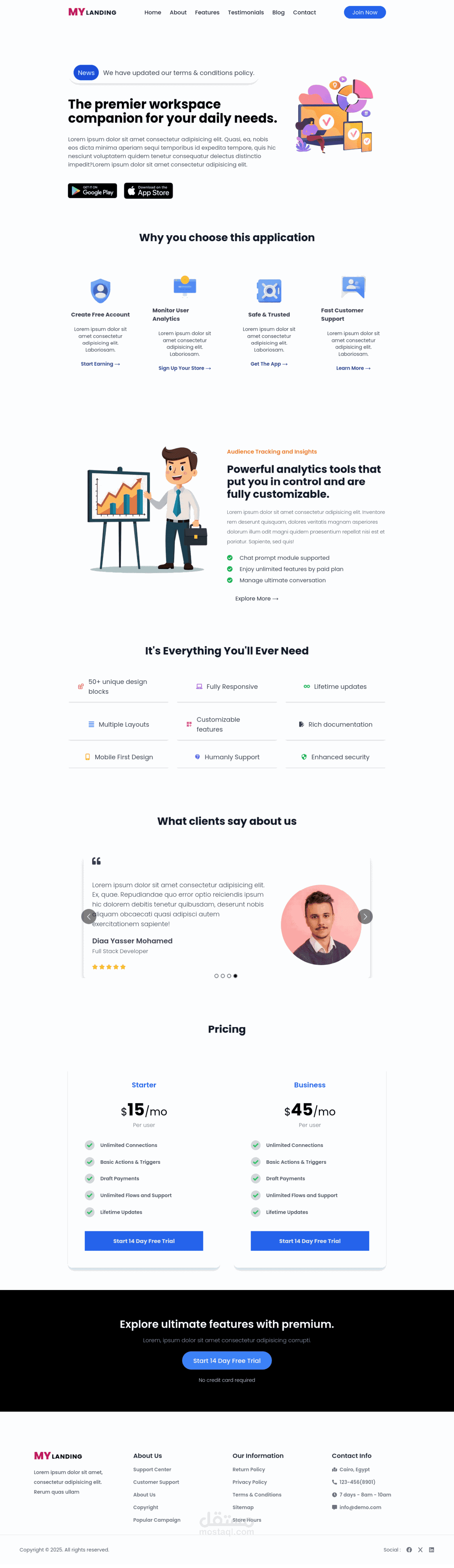 My Landing Page