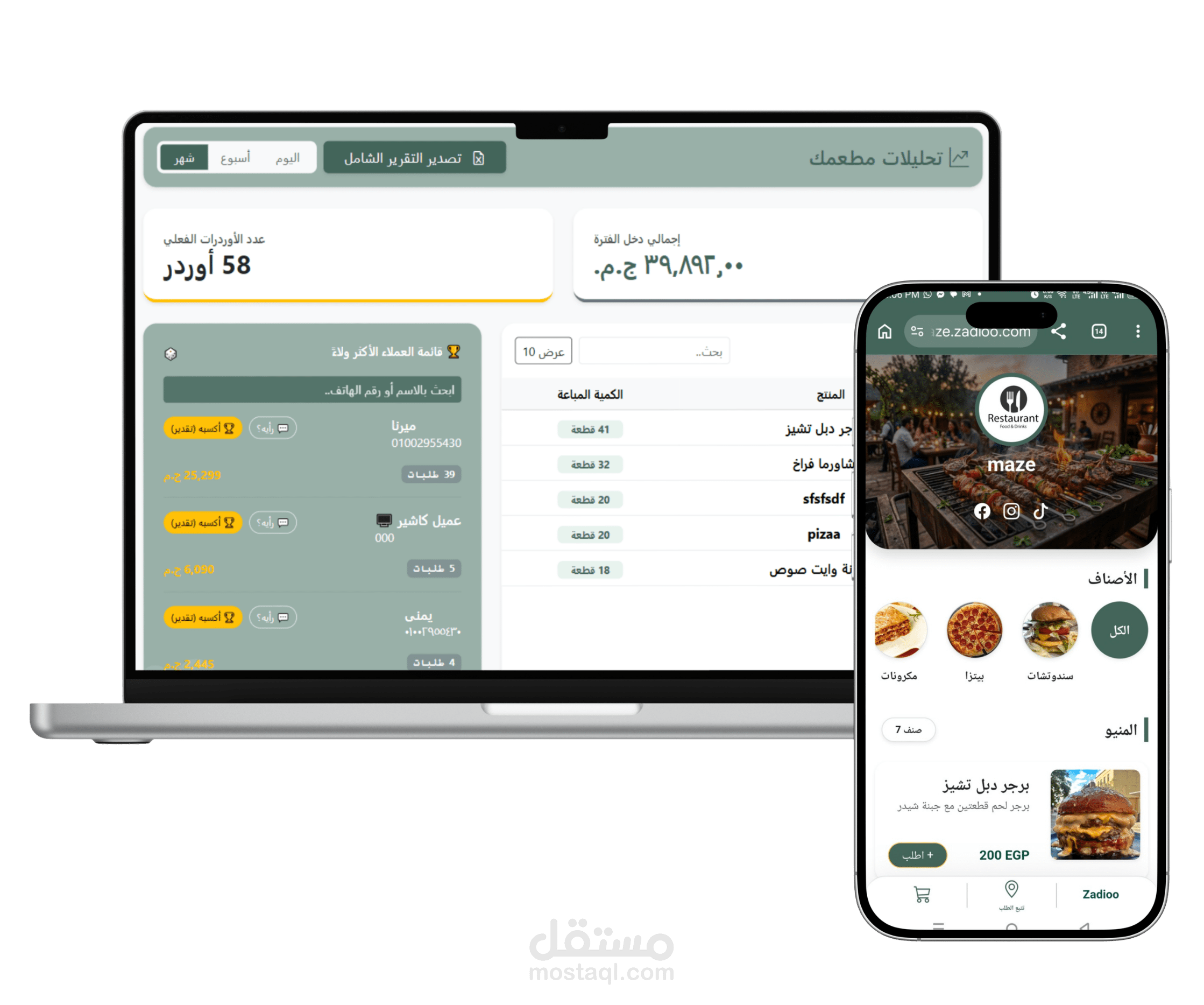 الحل التكنولوجي المتكامل والذكي لإدارة المطاعم والكافيهات وتسيير عملياتها اليومية بسلاسة فائقة