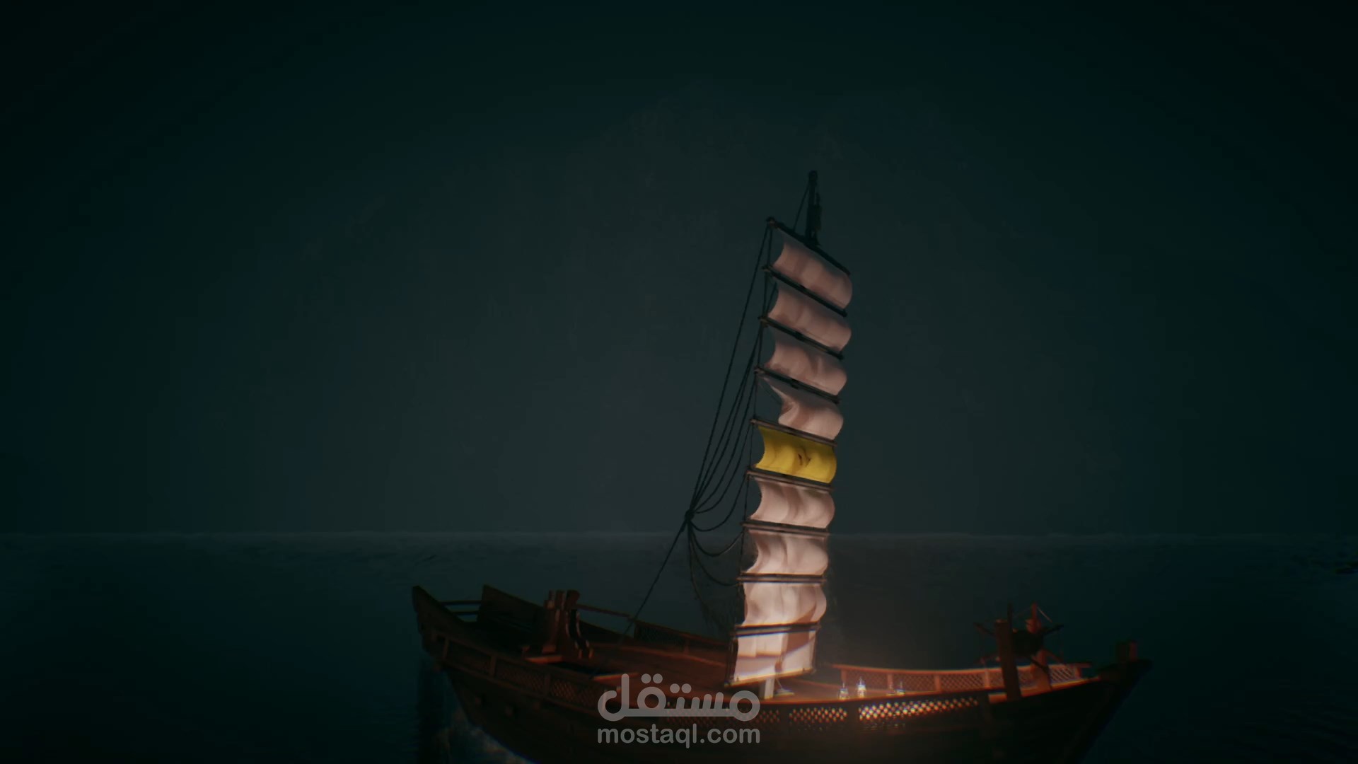 تحريك سفينة