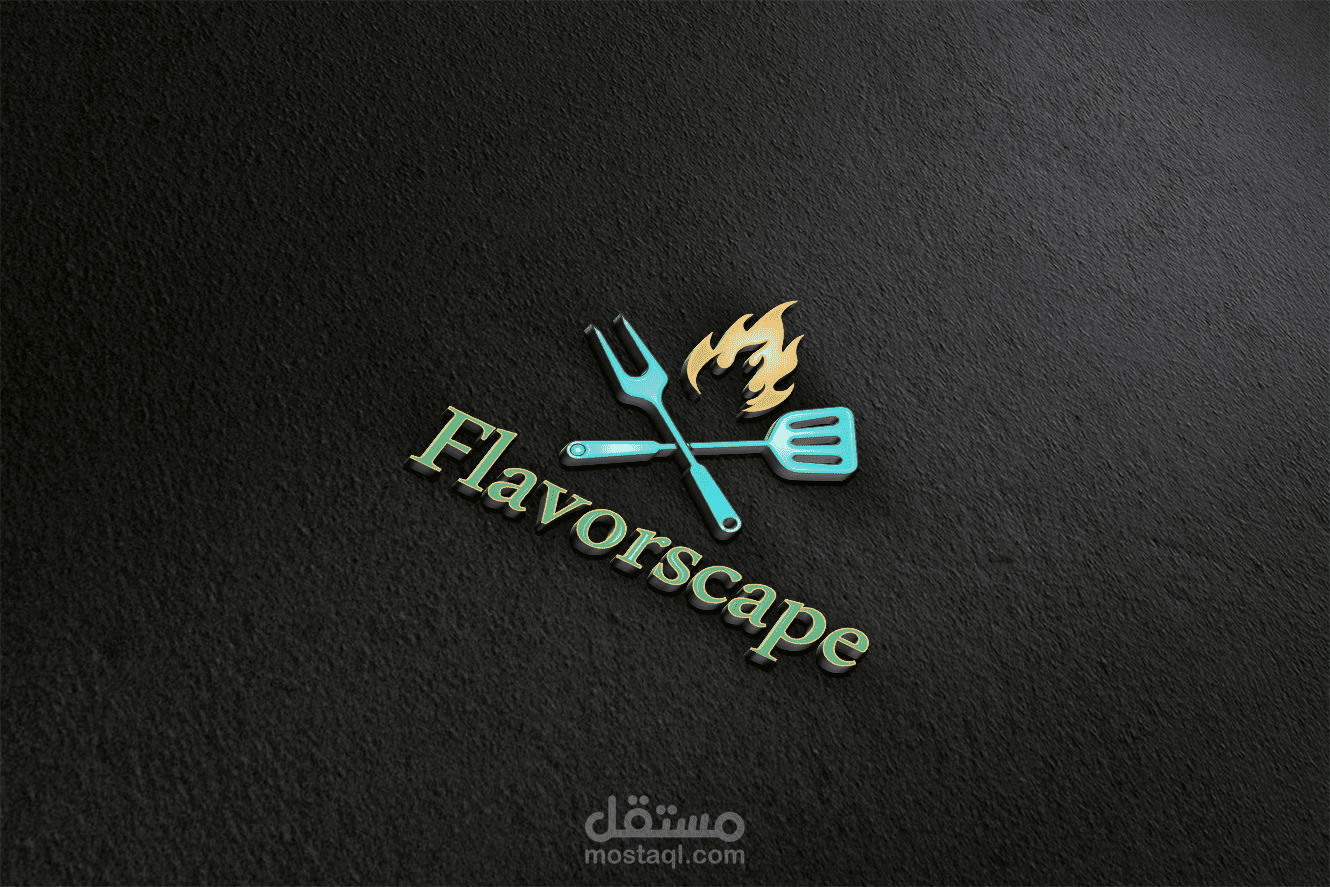"تصميم شعار Flavorscape - احترافي