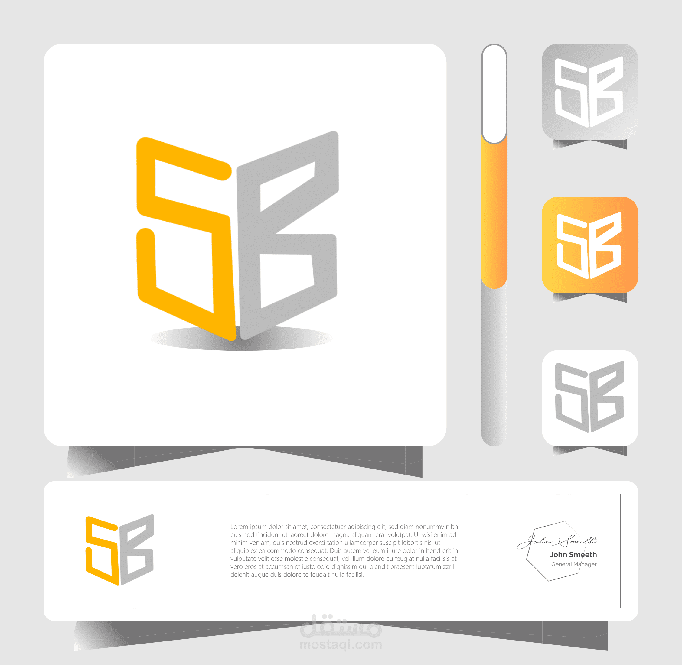 تصميم احترافي لشعار شركة مقاولات