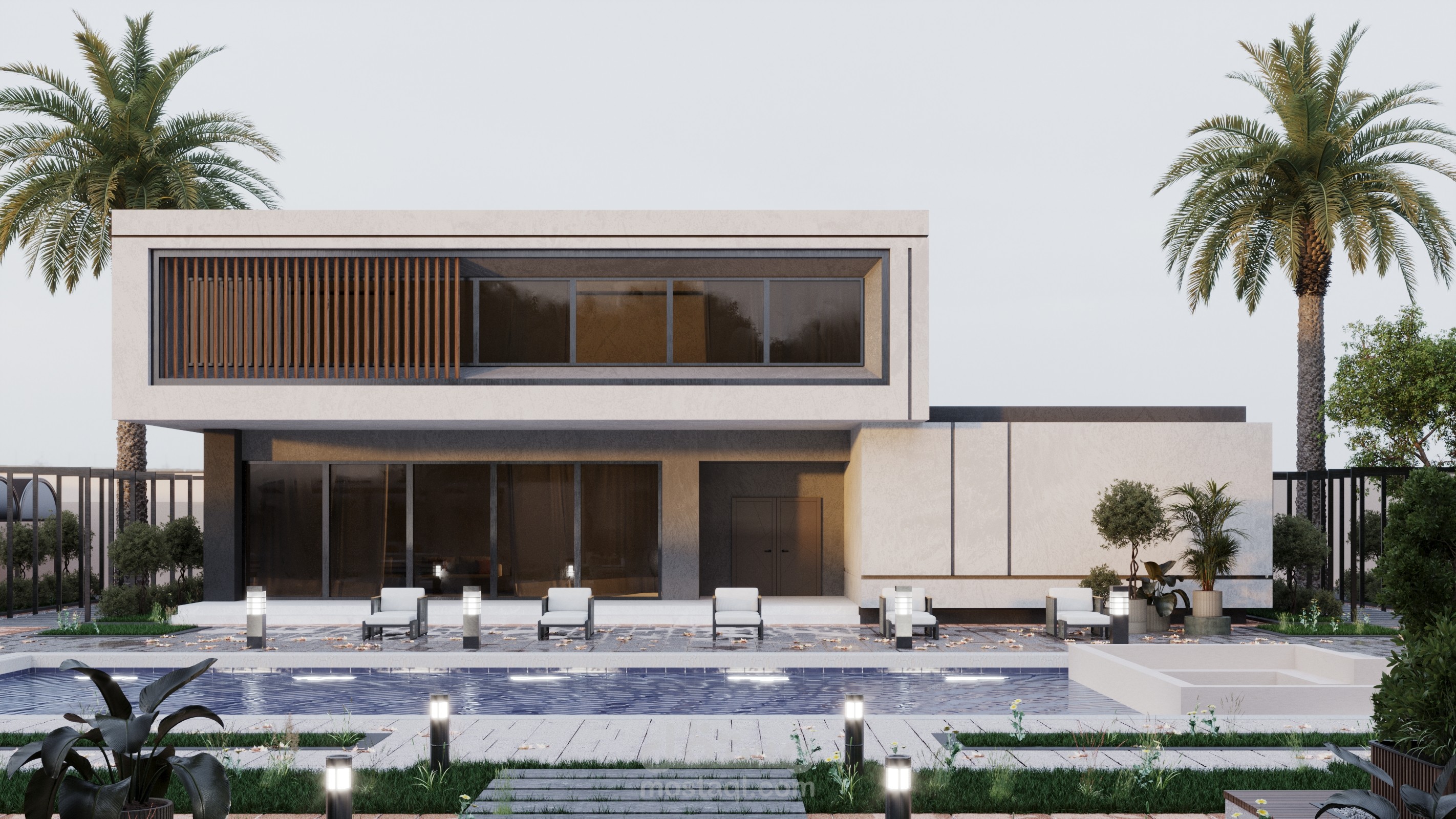 تصميم مزرعة في سوريا على طريق الشام
