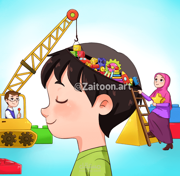 رسم غلاف كتاب تنمية مهارات