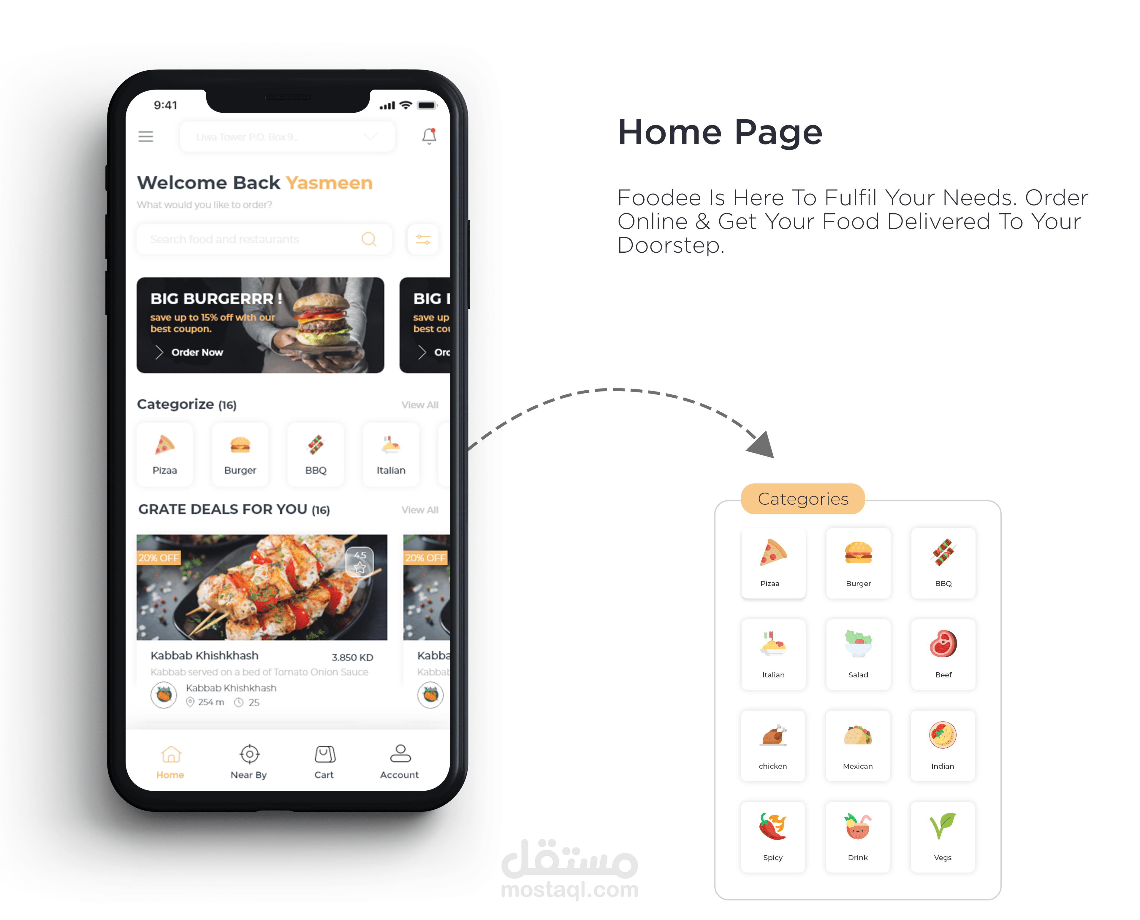 Foodee - Food Delivery App - UI/UX Case Study