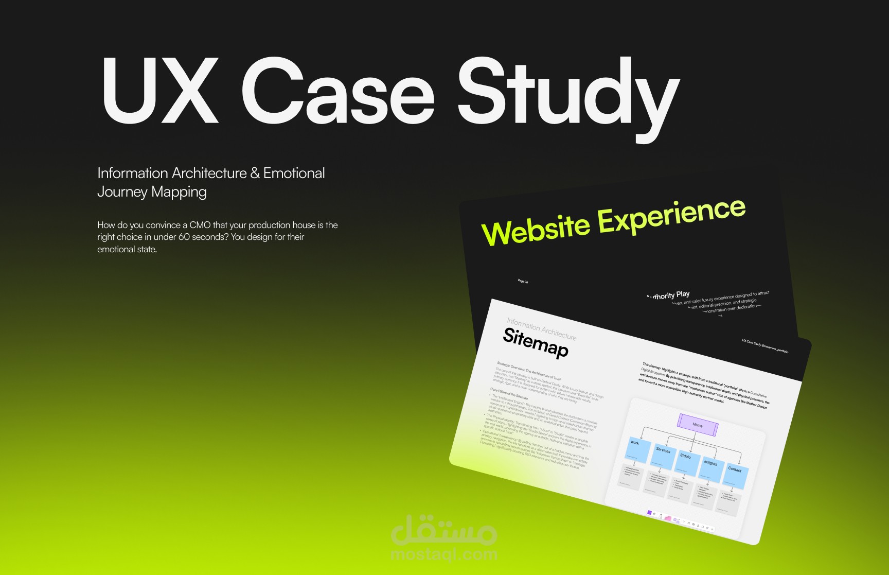 دراسة حالة: هندسة المعلومات ورسم الرحلة العاطفية للمستخدم