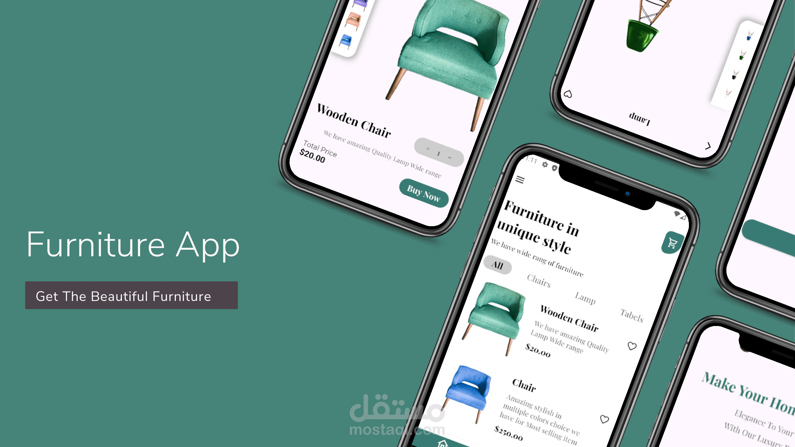 Furniture App - تطبيق متجر أثاث