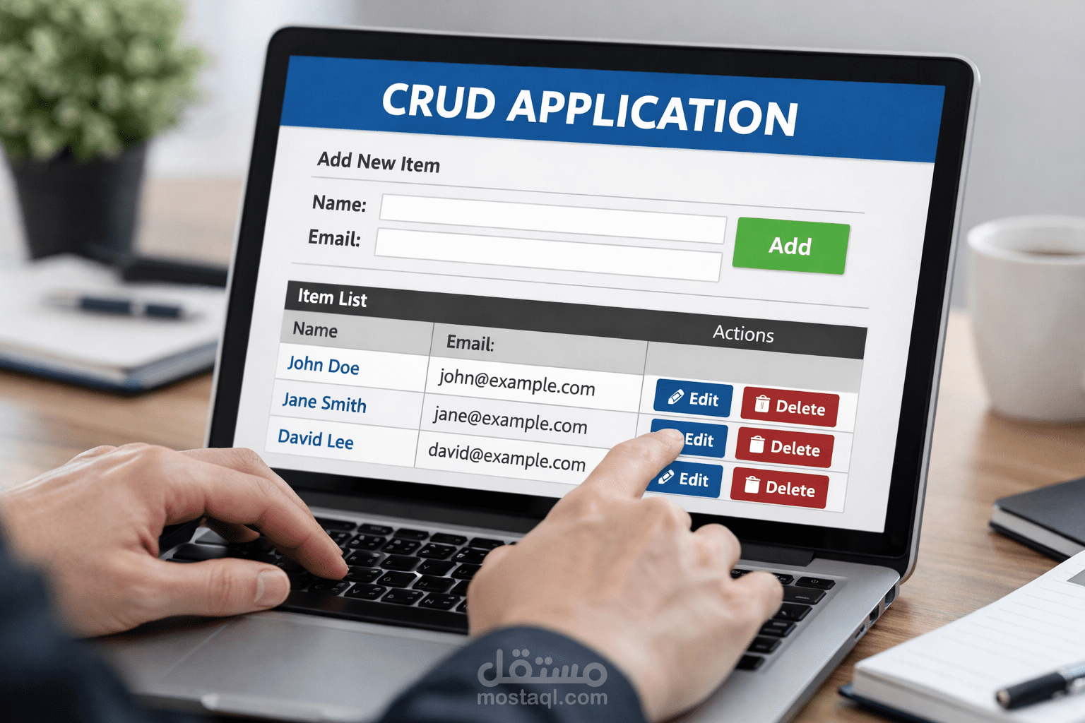 CRUD Web Application