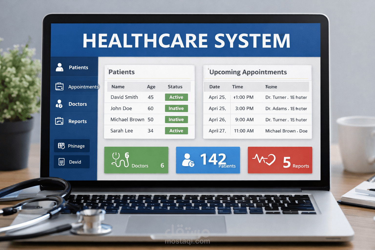 HealthCare System | Full Stack Web Application