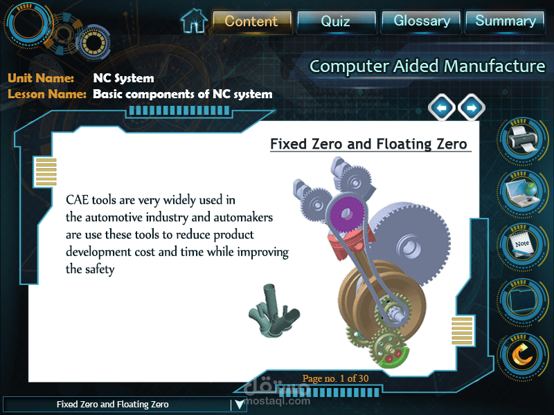 E-learning course template 01 (CAD)