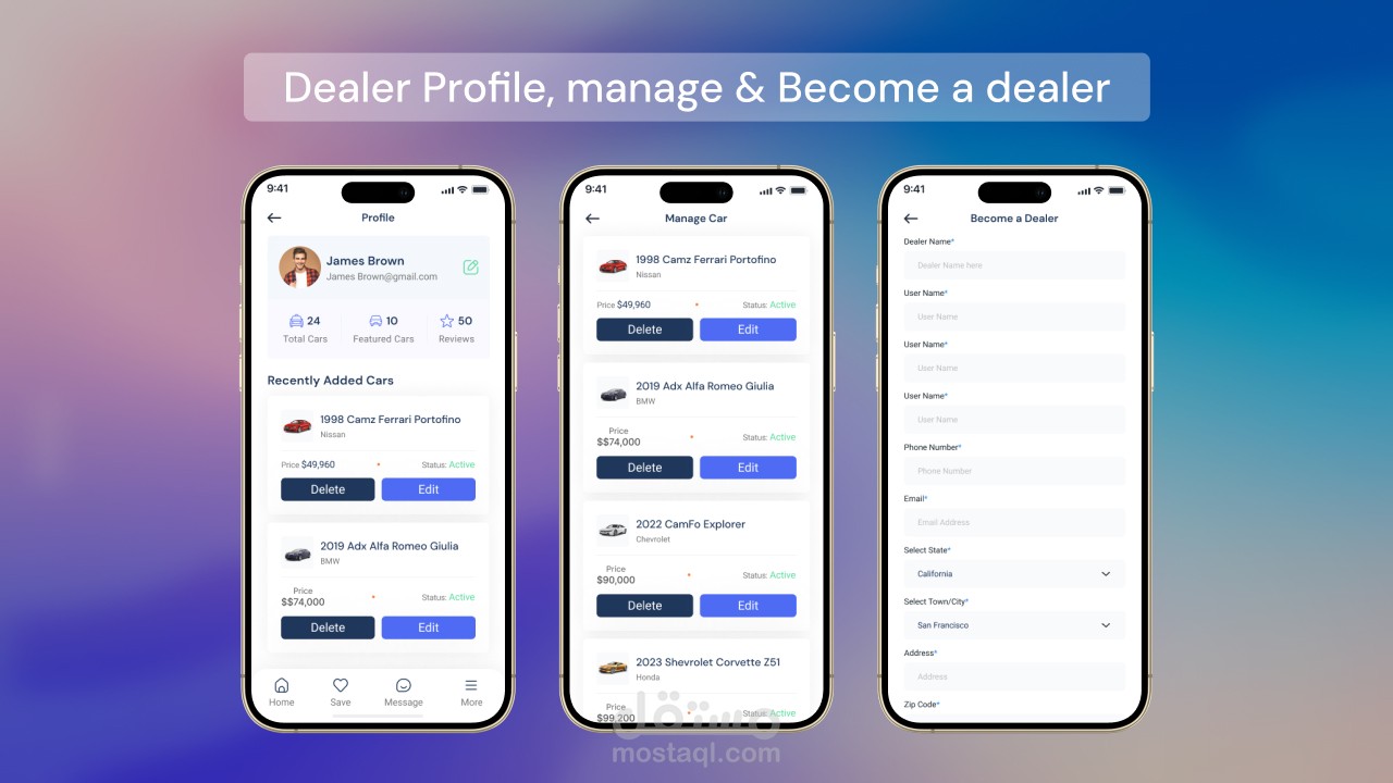 Sayarti – تطبيق موبايل لدليل إعلانات وتأجير السيارات