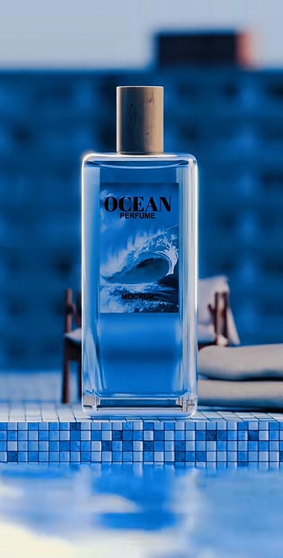 تصميم اعلان فيديو ثري دي لعطر