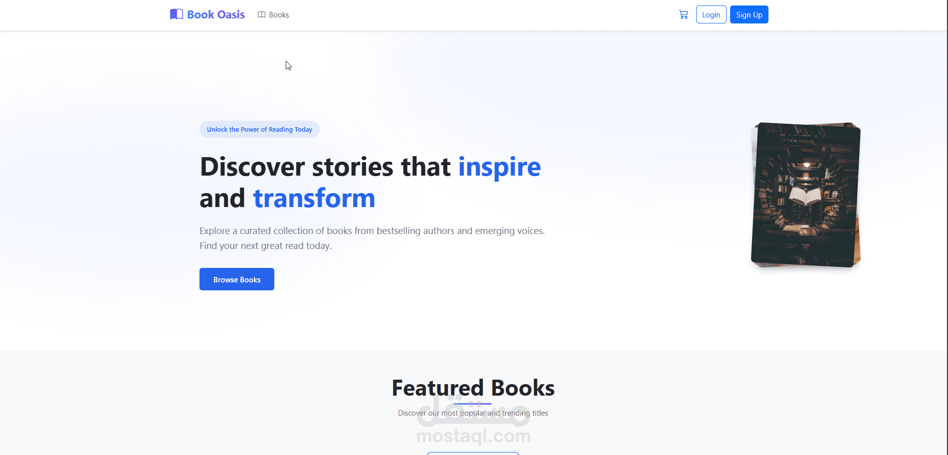 موقع لادارة الكتب وبيعها بأستعمال ال mean stack