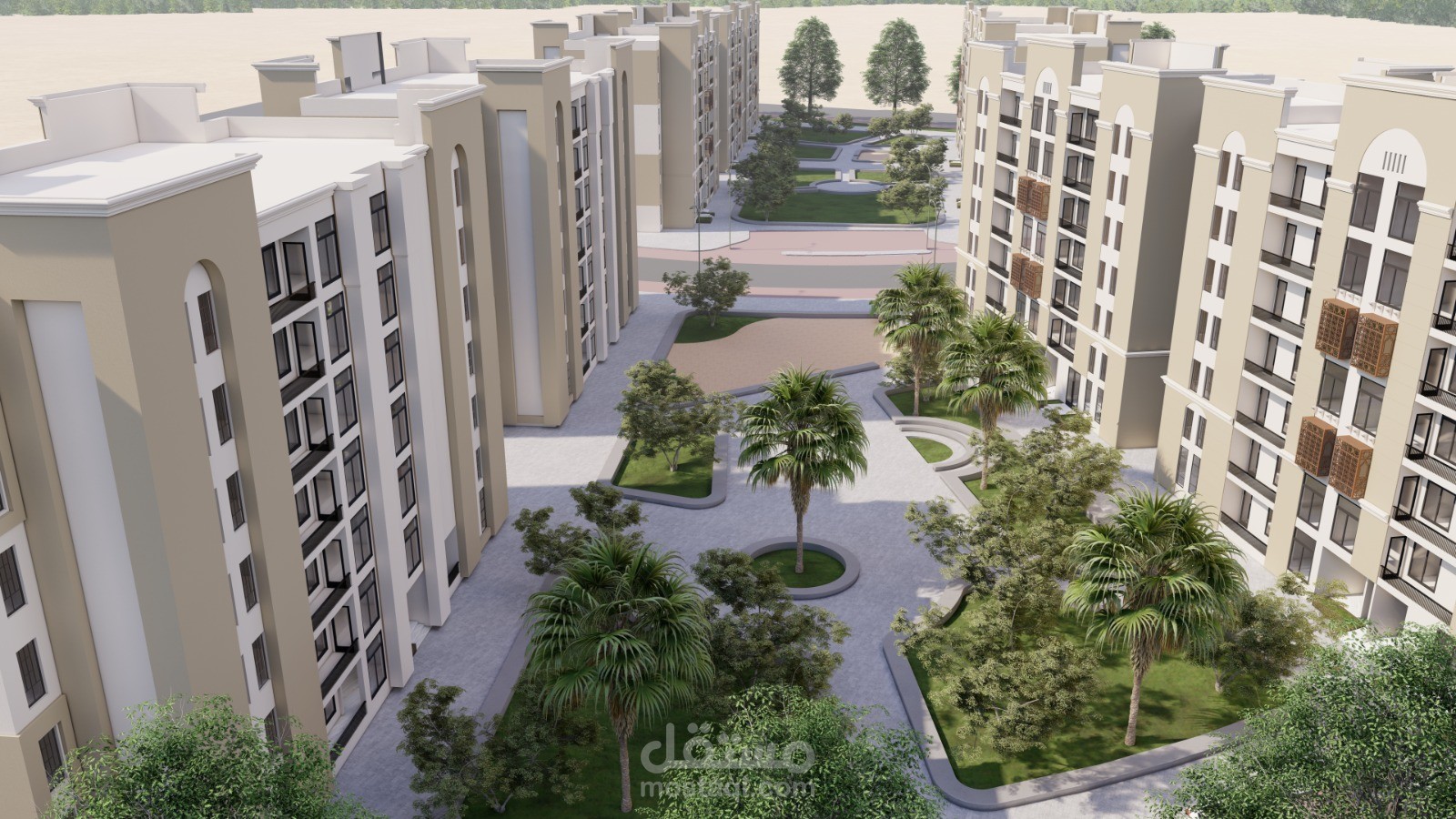 مشروع سكني ثلاثي الأبعاد – فيديو تفصيلي لمدة 30 ثانية