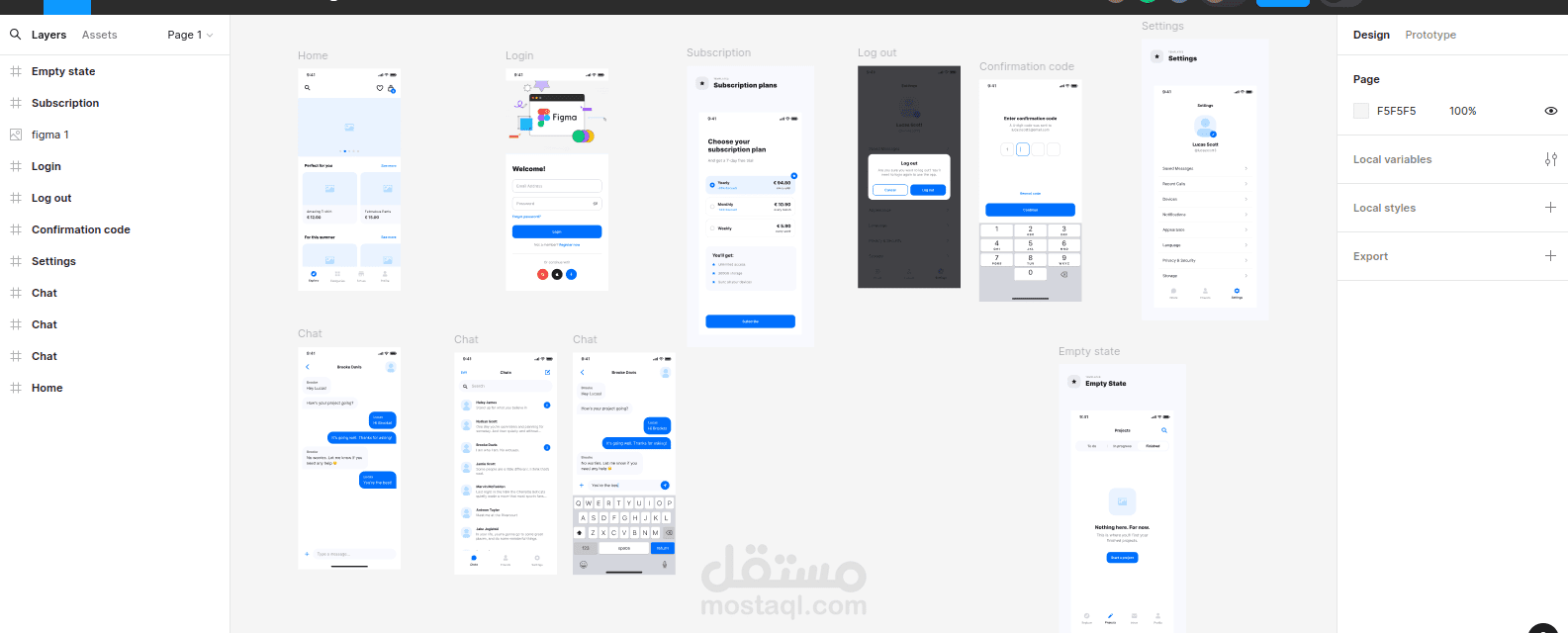تصميم بواسطة figma