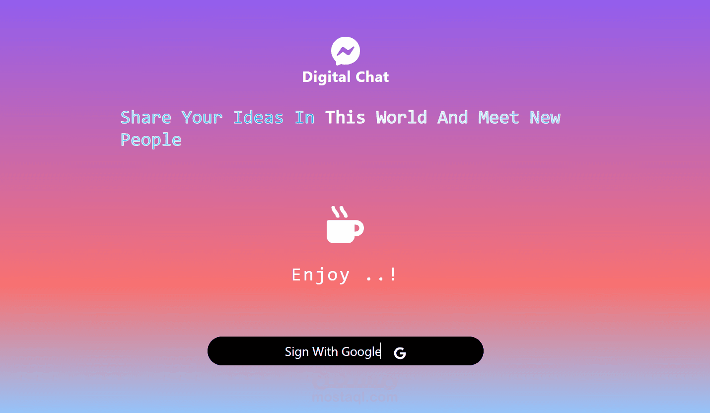 تطبيق CHAT APP