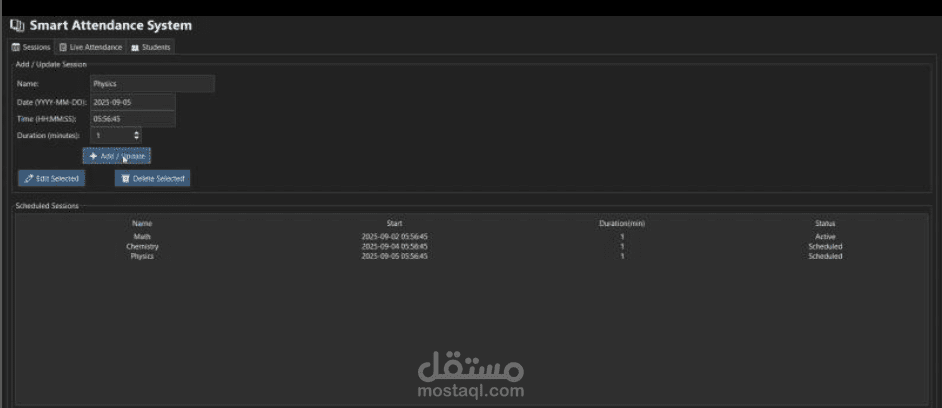 ٍSmart Attendance System