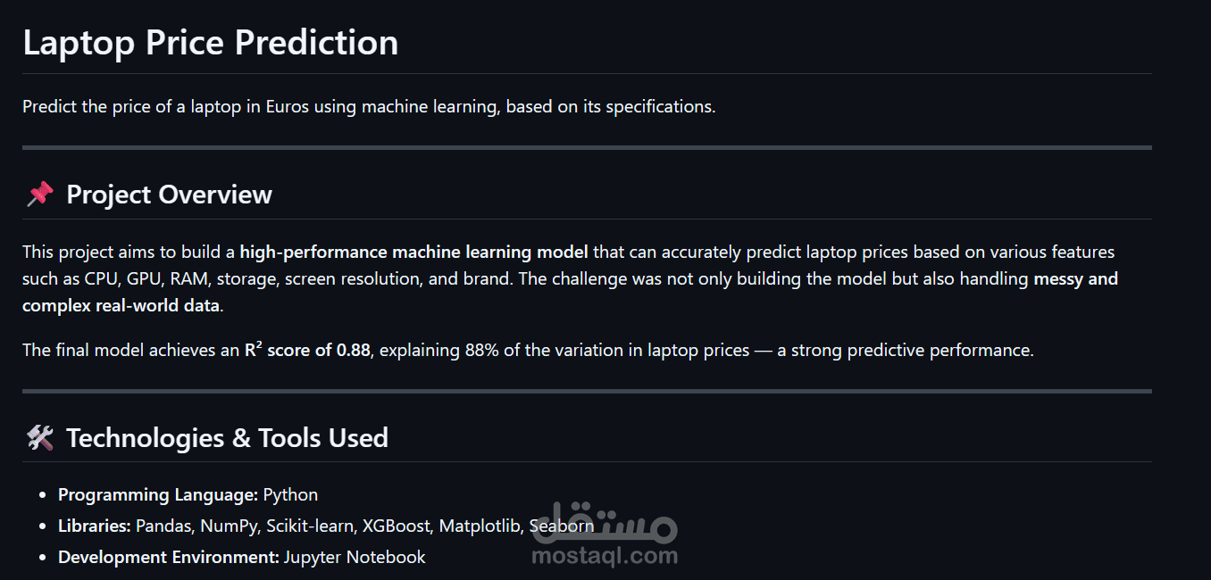 Laptop Price Prediction
