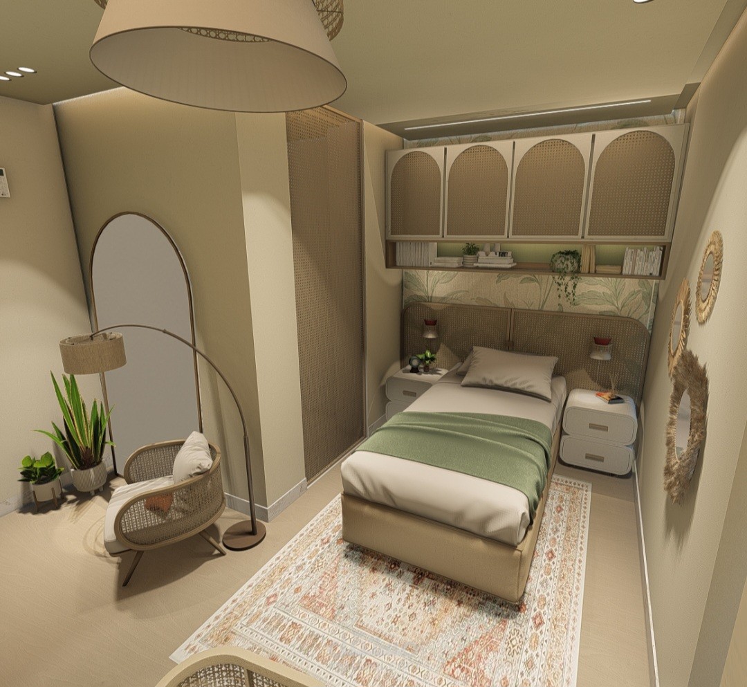 Boho bedroom in Riyadh
