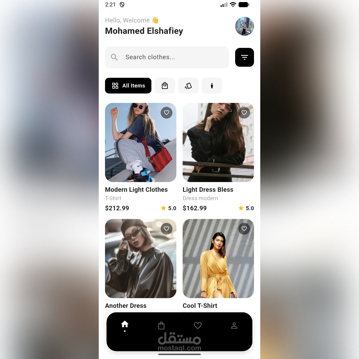 E-Commerce Clothing App