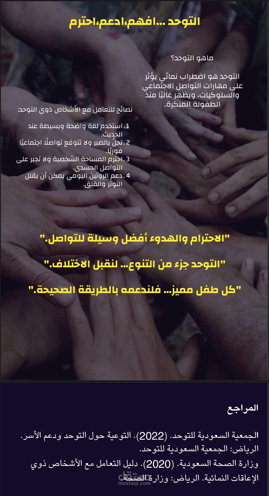 عمل بوستر توعوي