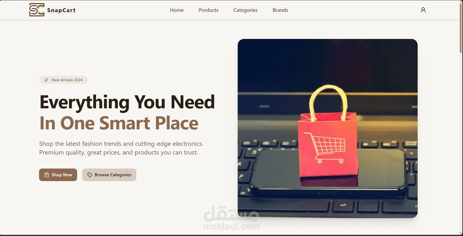 SnapCart – متجر إلكتروني متكامل