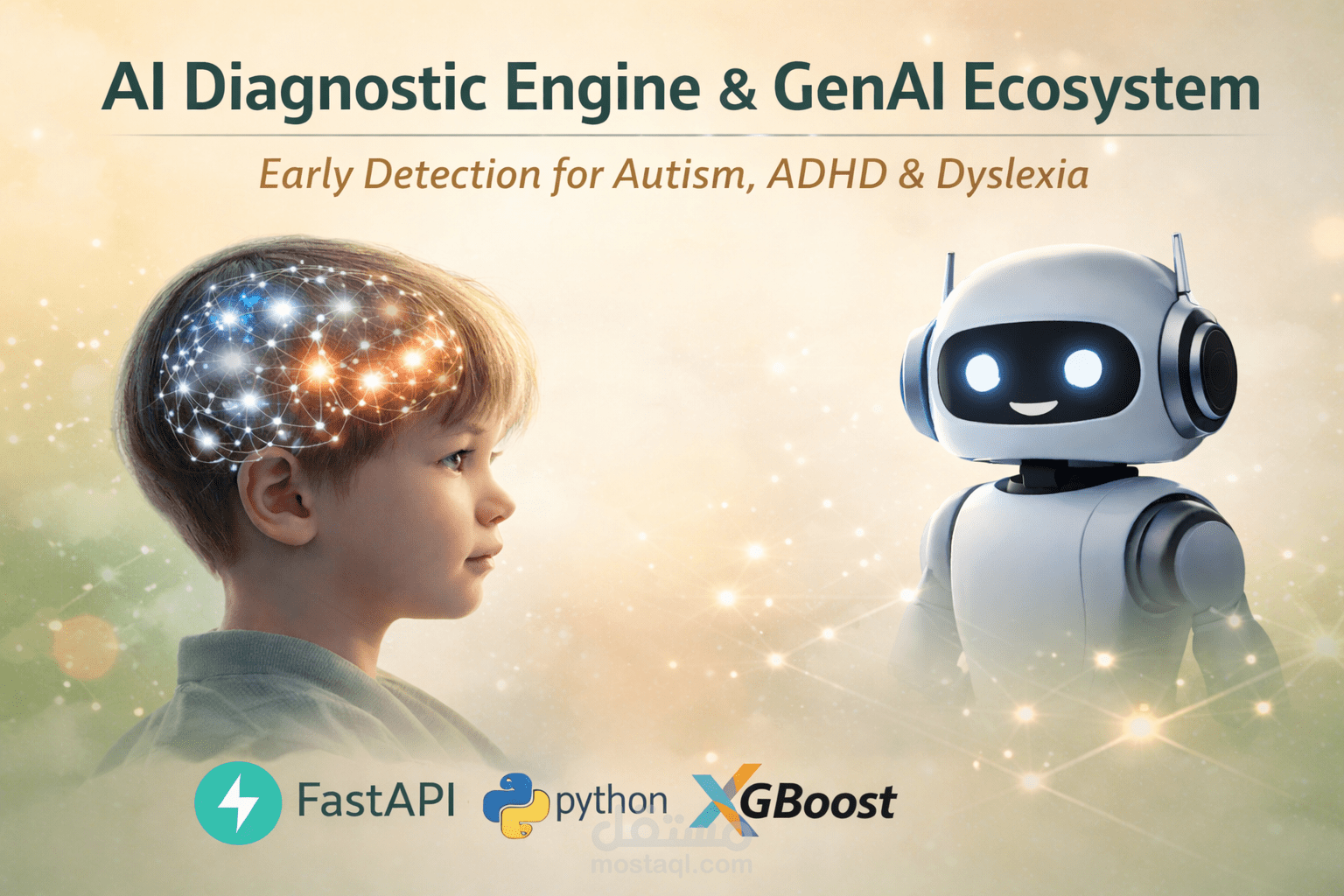 محرك تشخيص ذكي بالذكاء الاصطناعي لاضطرابات النمو (AI Diagnostic Engine)