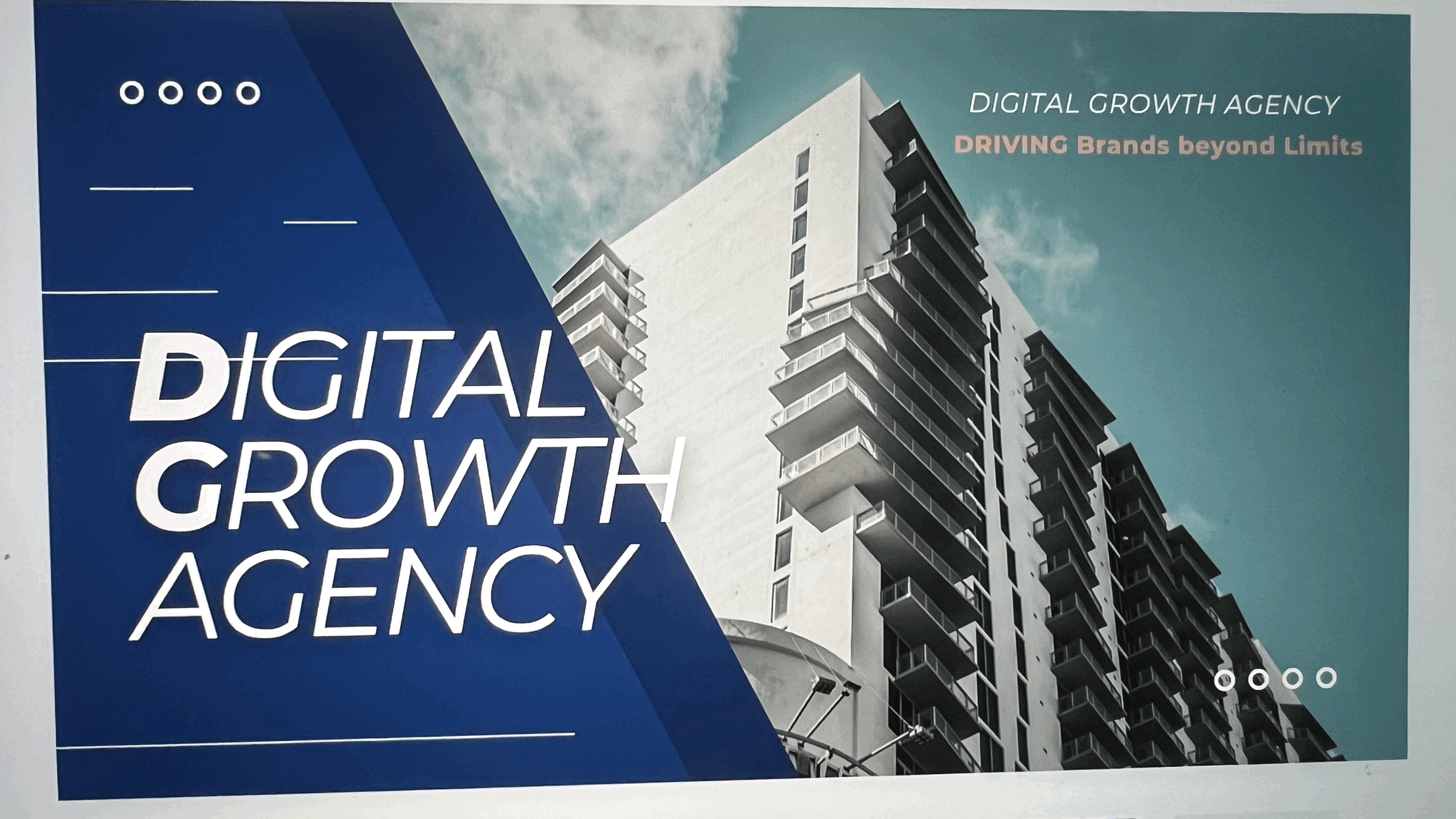 تصميم عرض تعريفي احترافي ( company profile) لشركة تسويق رقمي