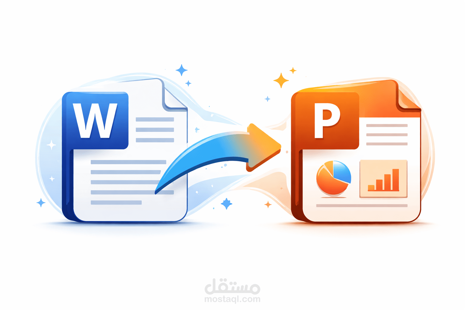 تحويل ملف word إلى power point