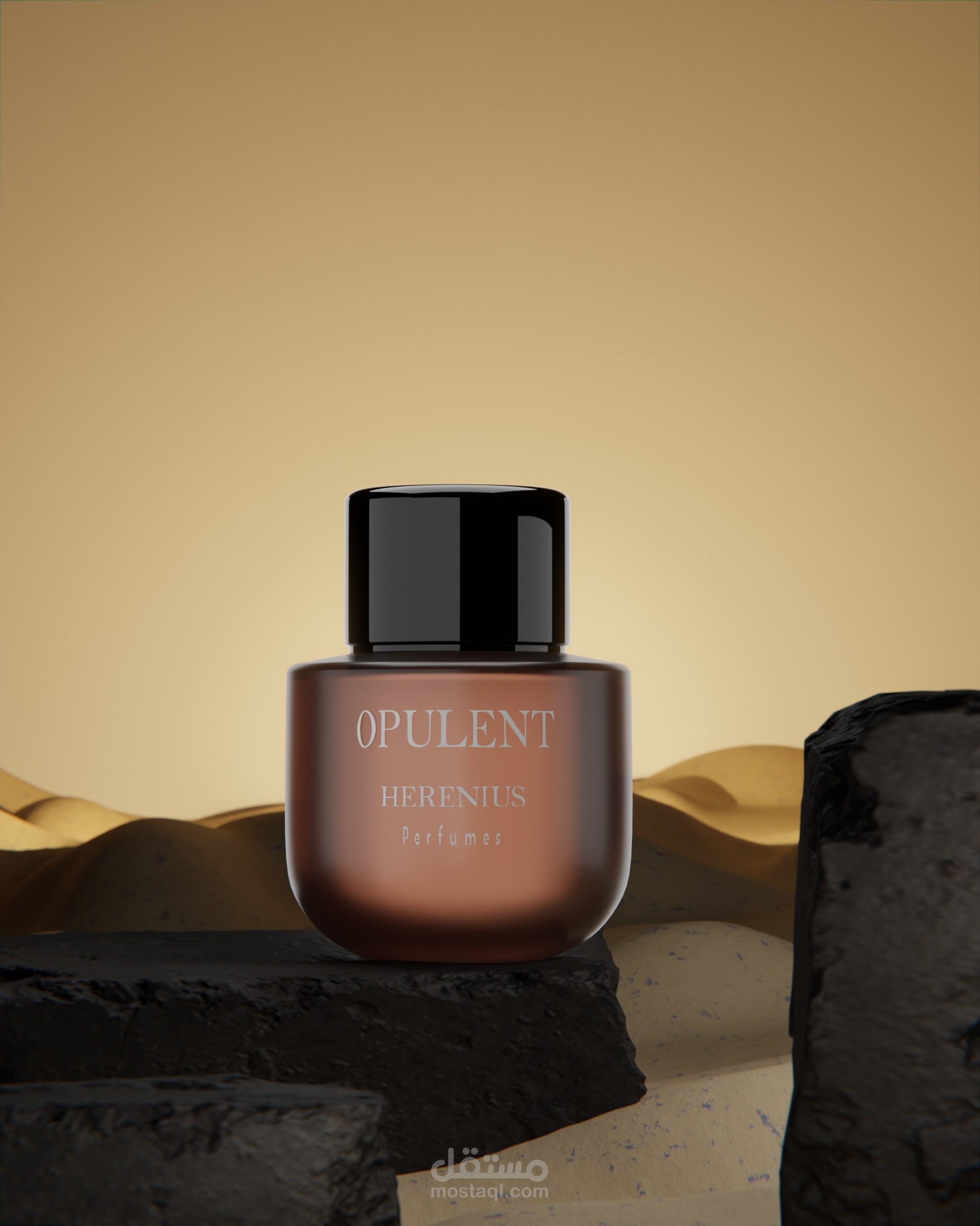 opulent perfume bottle