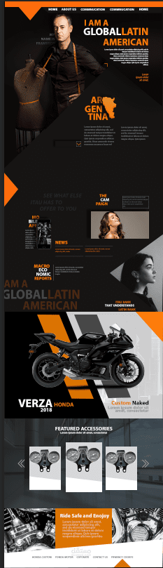 Bold Automotive Showcase Website Design