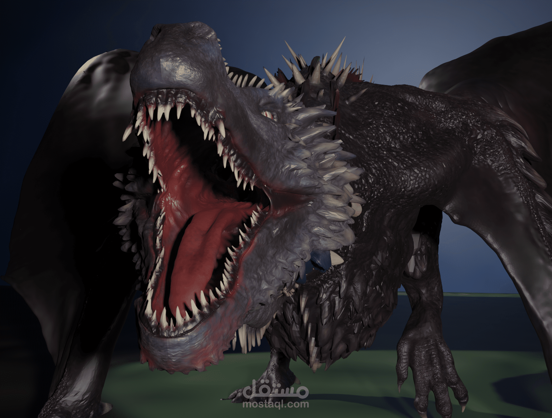 3d Character Drogon