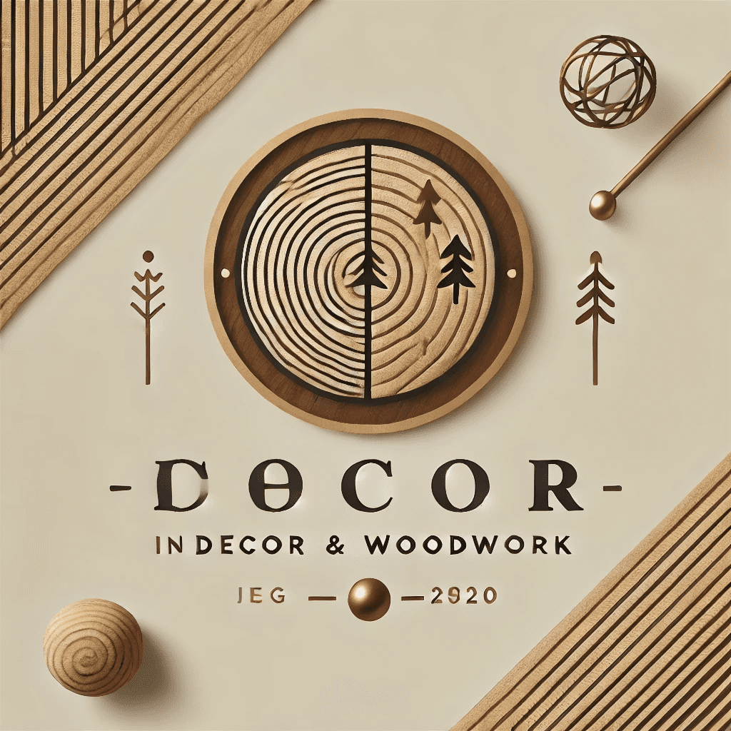 تصميم لوجو شركة خدمات ديكور وأخشاب