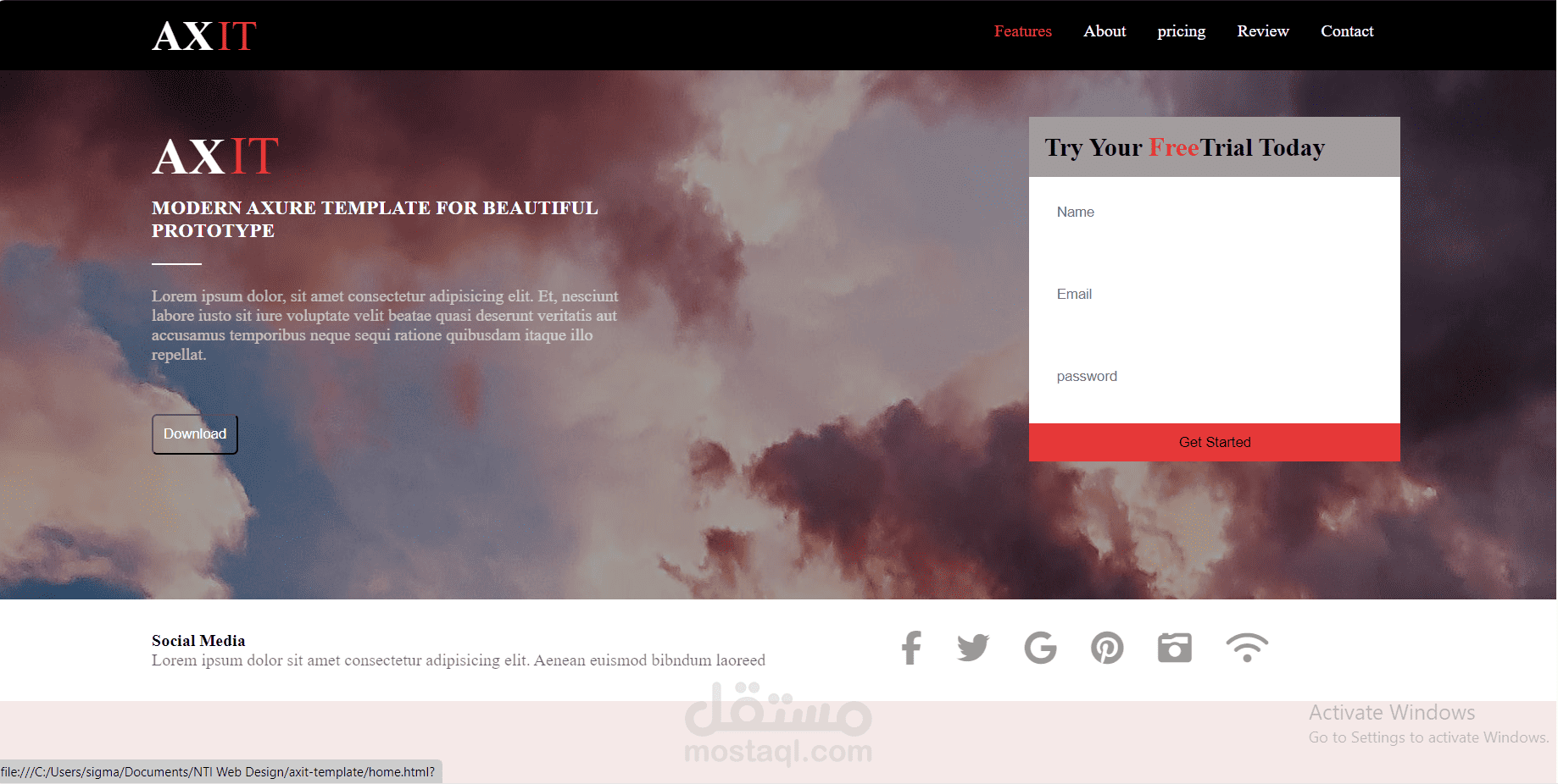 css project