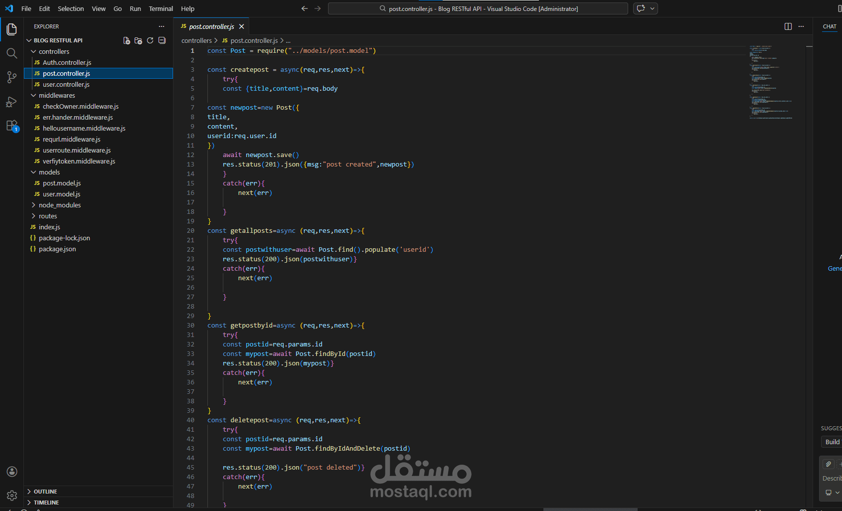 Blog RESTful API